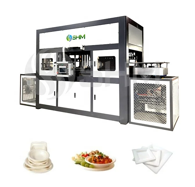 Disposable pulp paper product cup cover plate box making machine paper cup cover pulp molding equipment