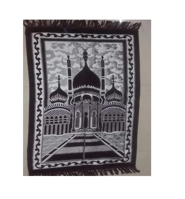 High Impact Ethnic Mat Wholesale Custom Design Prayer Mat Ethnic Muslim Prayer Rug from India Ideal Janamaz