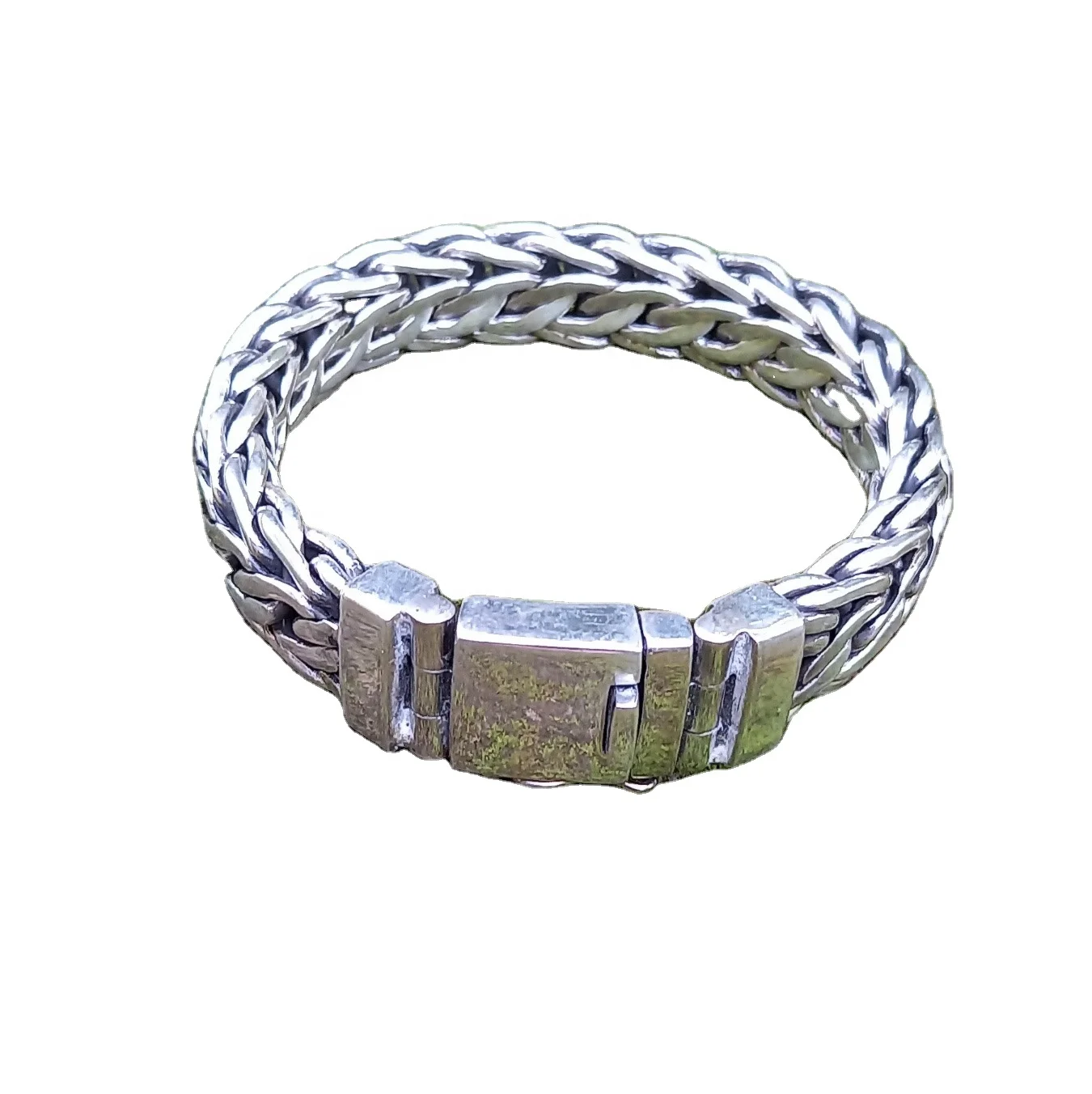 KH-CHB012-Silver Chain Bracelet Fancy Classic Design Chain Sterling Silver Bali Chain For Gift Women Men Unisex