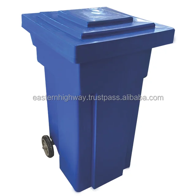 100 L/180 L/250 L Plastic Garbage Container Dustbin Waste Bin Mobile Outdoor Bin Wheel Stand