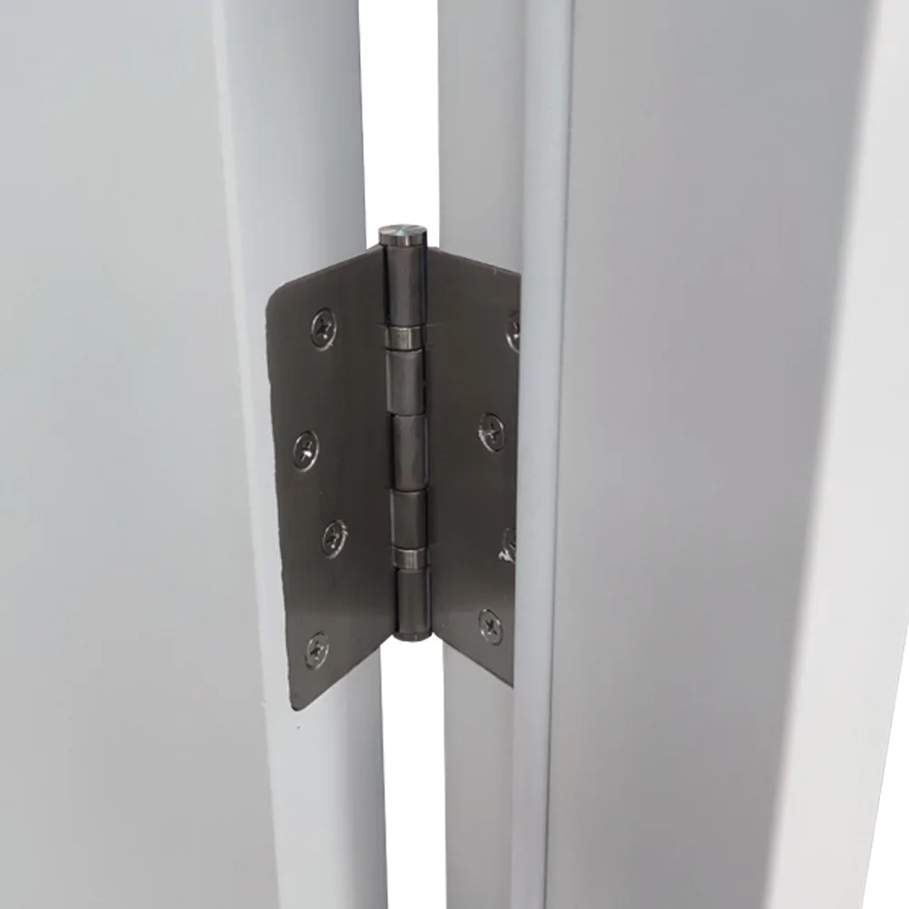 Fangda American market 20 minutes primed fiberglass 2 panels fire door system