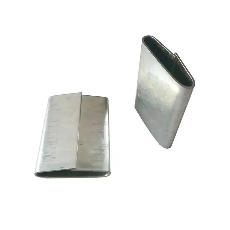 32mm Lowest price push type Galvanized Metal Strap Buckle banding strap clips Strapping Seals