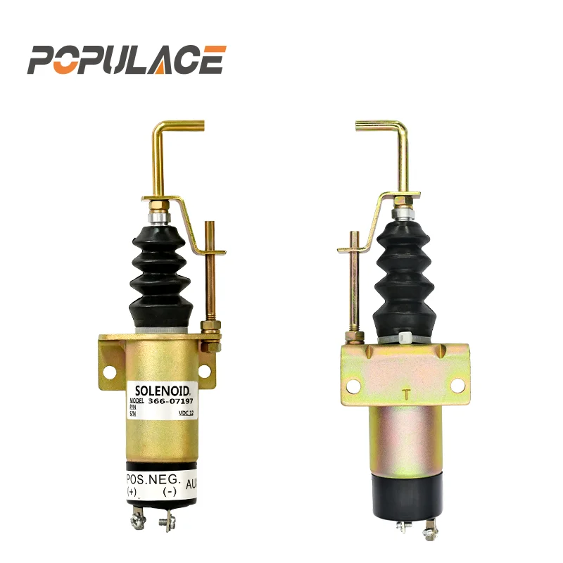 Generator Diesel Engine Stop Solenoid 36607197 12 Volt Solenoid Valve