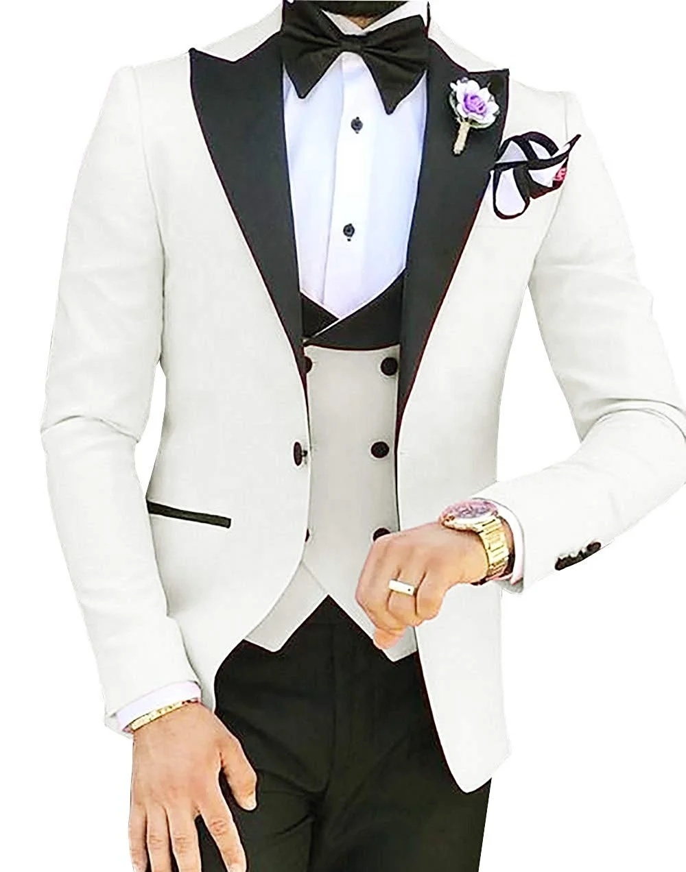 New Design 2021 Wedding Blazer Tuxedo Suits Set for Men Business Suits Accept OEM Button Fly Flat Front 5- 7 Days 1 Button 30