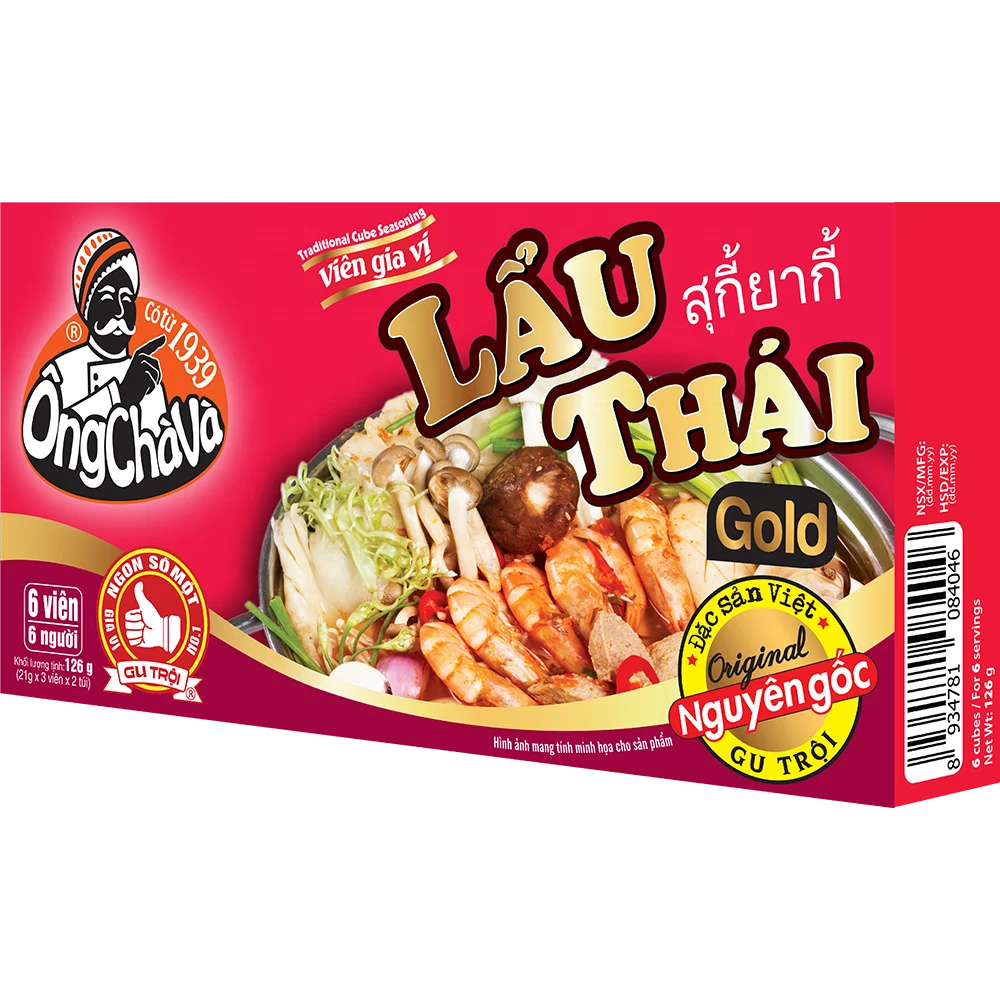 Thai Hot Pot Cubes 126g Condensed spice tablets seasoning cubes high quality products Vietnam