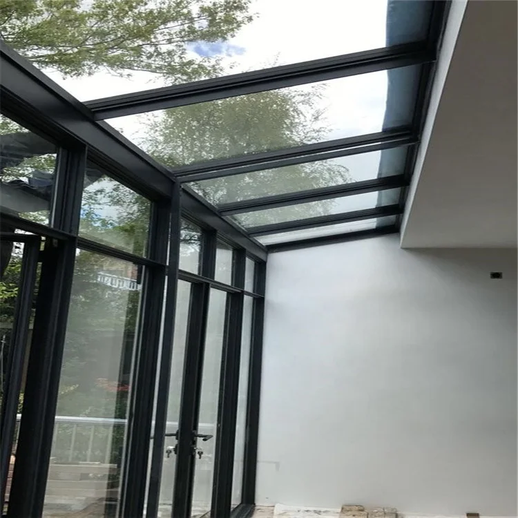 Sophisticated Hot House Glasshouse Sunroom Laminated Insulated Tempered Iron Conservatory Polycarbonate Sunroom