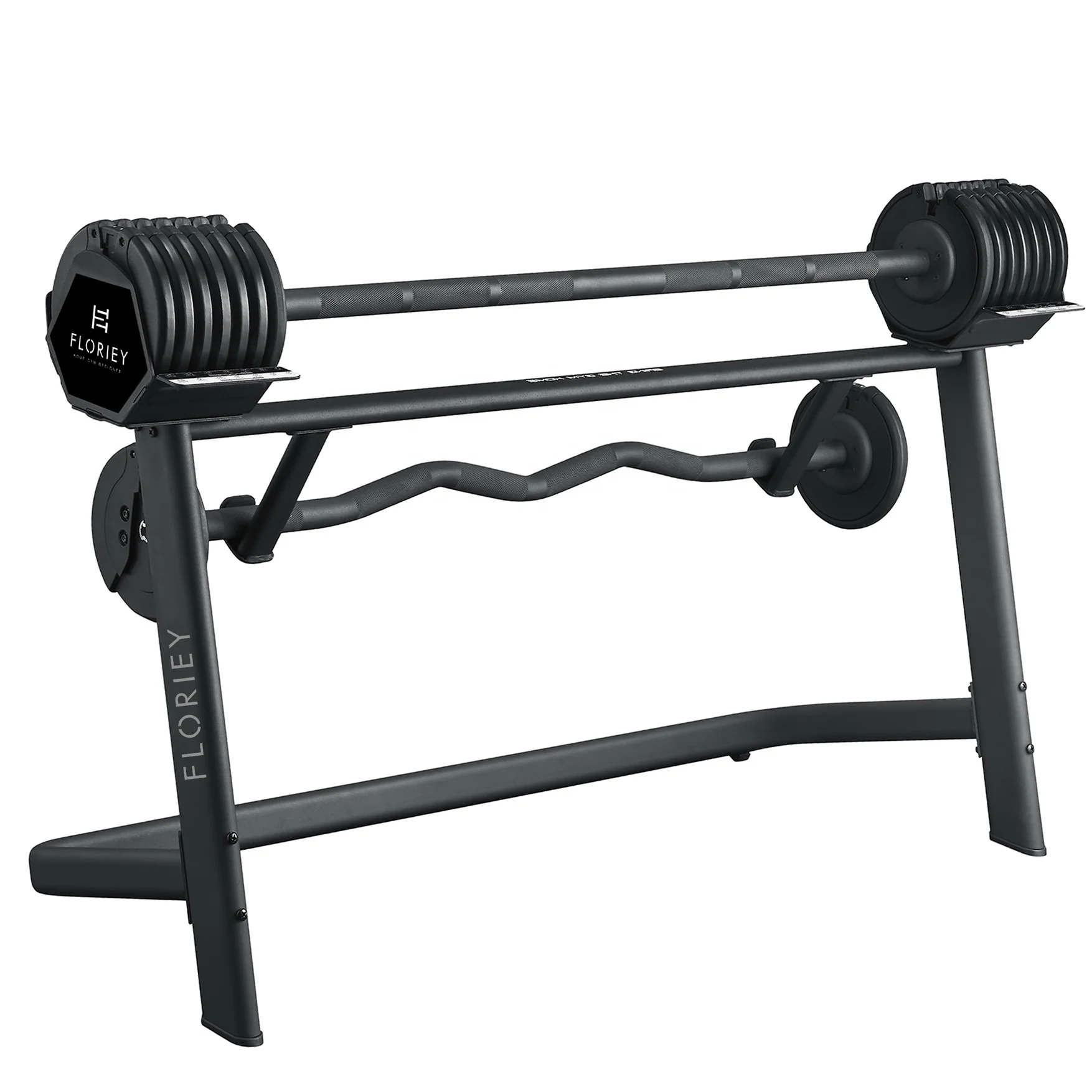 80LB 36.3KG Rubber Coated Adjustable Barbell weight plate