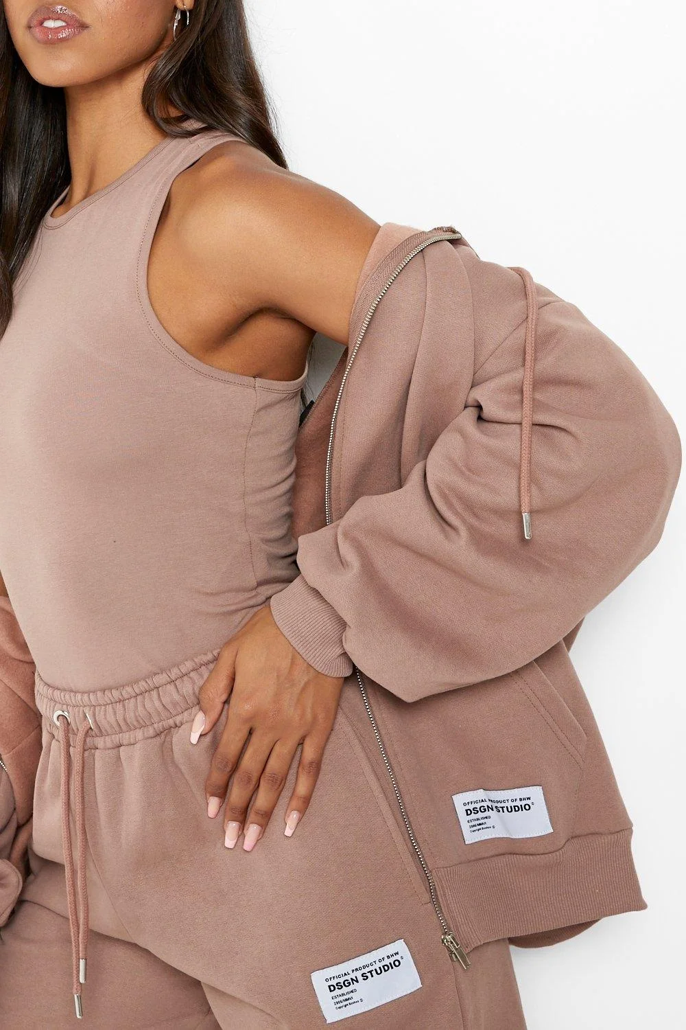 New Tracksuit Women Elegant Solid Suits Fleece Warm Hoodies 3 Piece Set Autumn Winter Fashion Oversized Sweatshirts Tracksuit