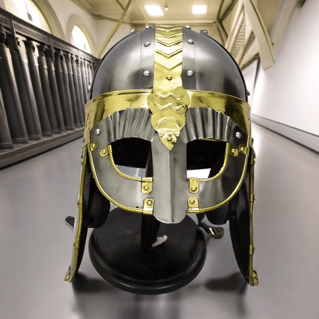 Norman Viking Heritage Helmet Handcrafted Metal Viking Helmet For Gift