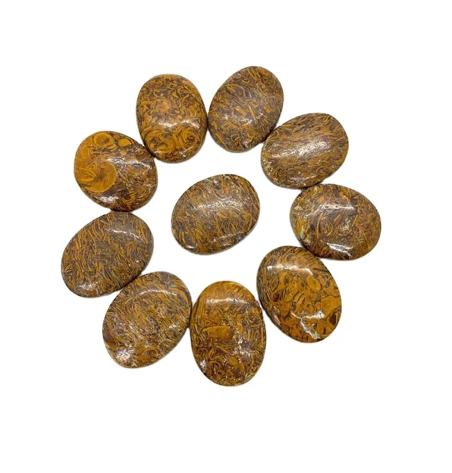 Wholesale Natural Custom Gem Crystals Healing Chakra Stones MARIYAM Worry Stone for Reiki Crystal Healing Meditation