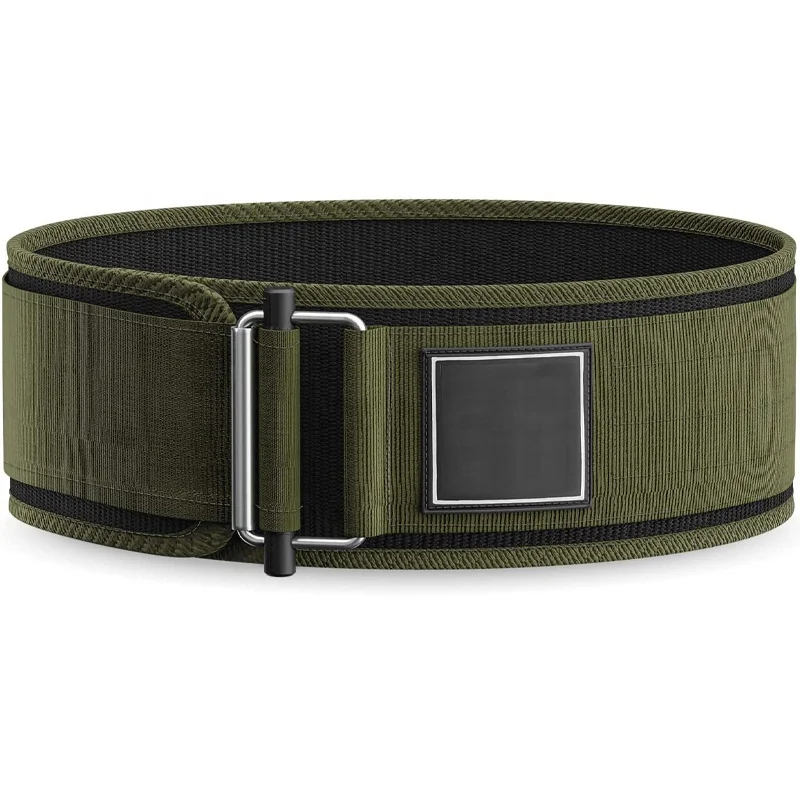Factory Price Wholesale 100% Nylon Weightlifting Belt Pro Weightlifting Belt Custom Logo 4 inch Self Locking Weightlifting Belt