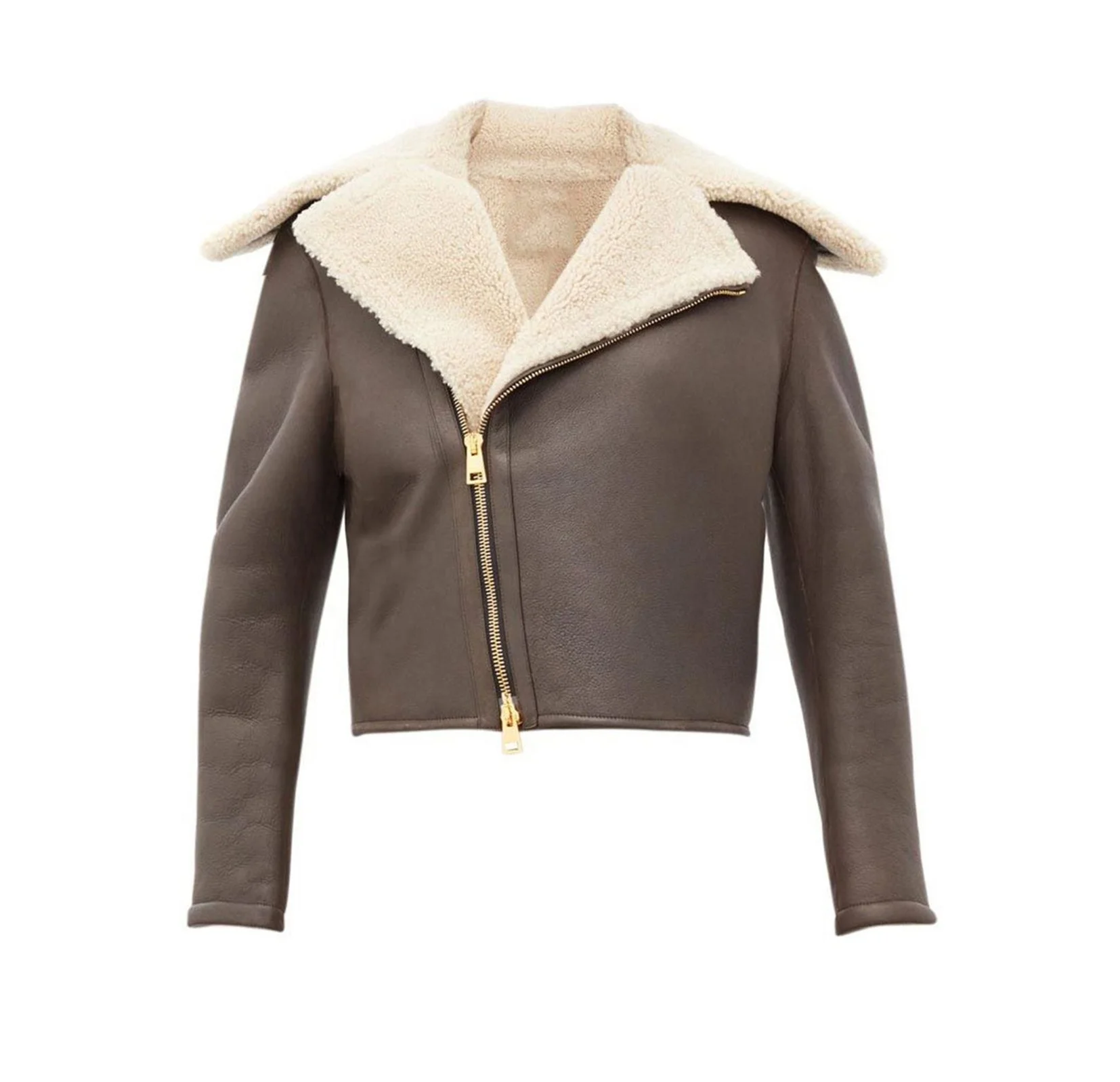 New Fashion Casual Ladies Coat Customized cow Leather Long Sleeve leather Jacket For Women