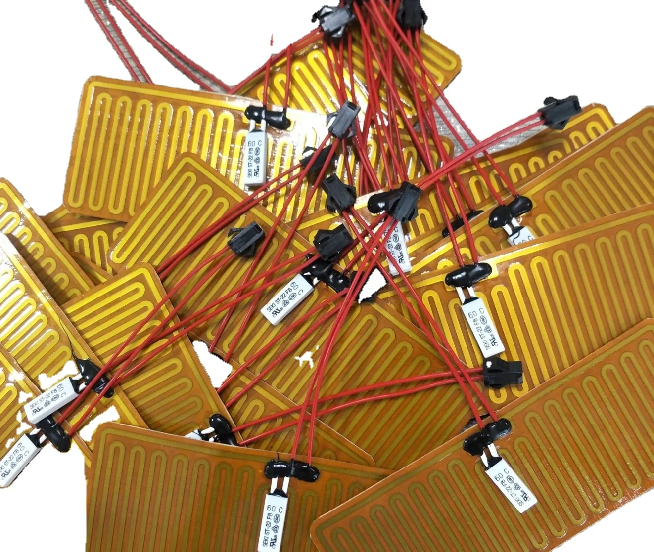 Полиимидный нагреватель 12 в PI пленочные нагреватели небольшого размера полиимидный нагревательный элемент