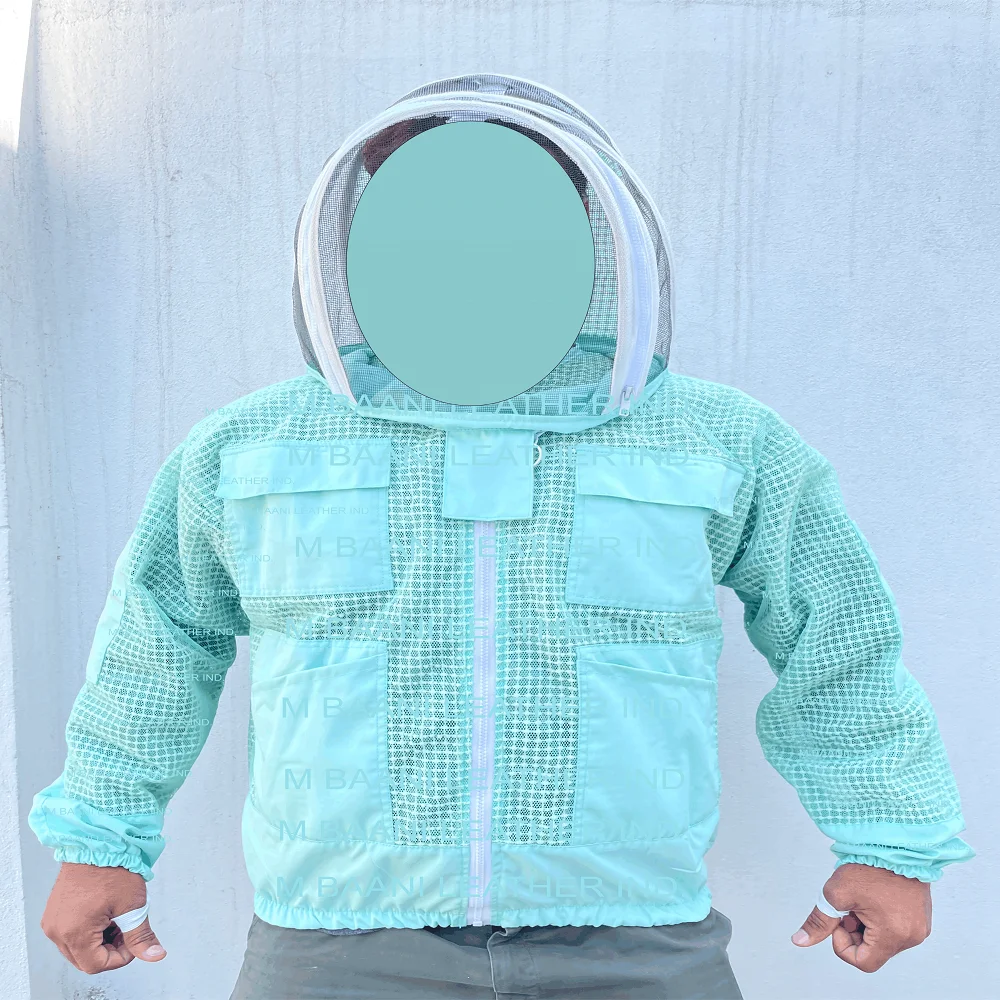3 layer beekeeping ventilated Jacket cotton Safety Bee Suit for Beekeepers