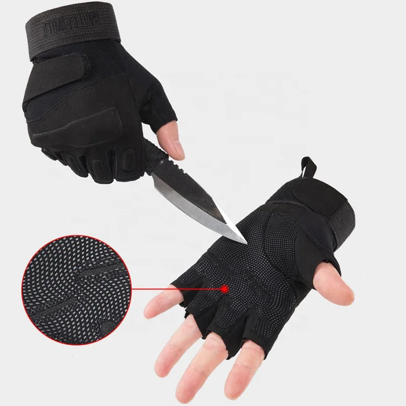 Bicycle Gloves Tactical Combat Fingerless gloves Shooting Half Finger Cycling Gloves For hunting