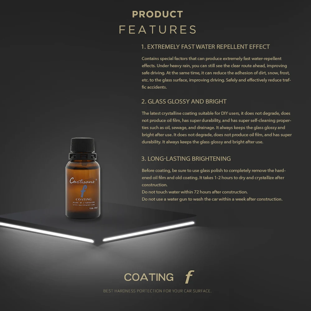 30ML F Coating for Car Coating High Quality Car Coating Repairing Car Detailing Equipment