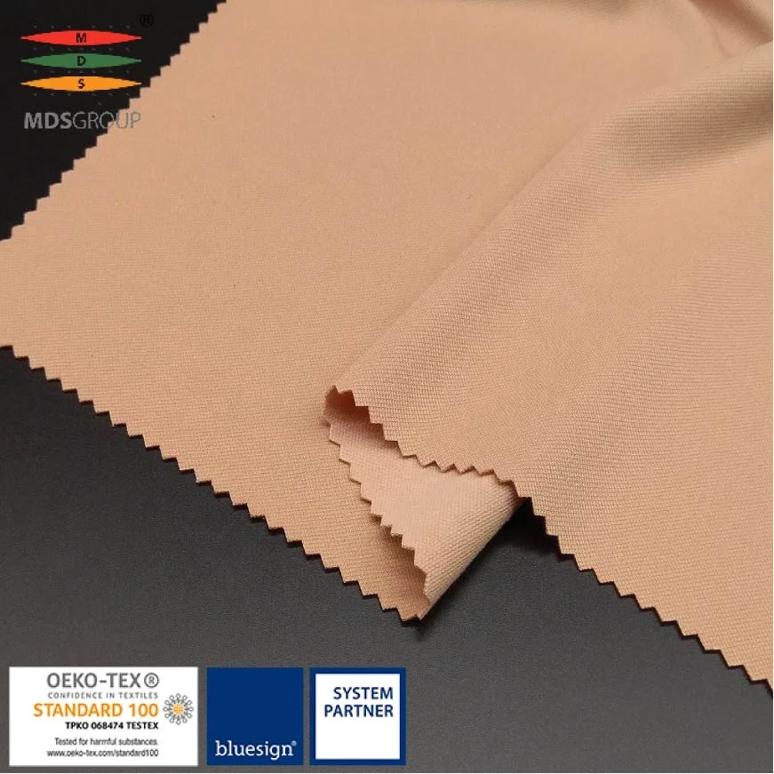 HIGH PERFORMANCE KNIT FABRIC FOR SPORTSWEAR/CASUAL/HOMEWEAR 100%POLYESTER INTERLOCK