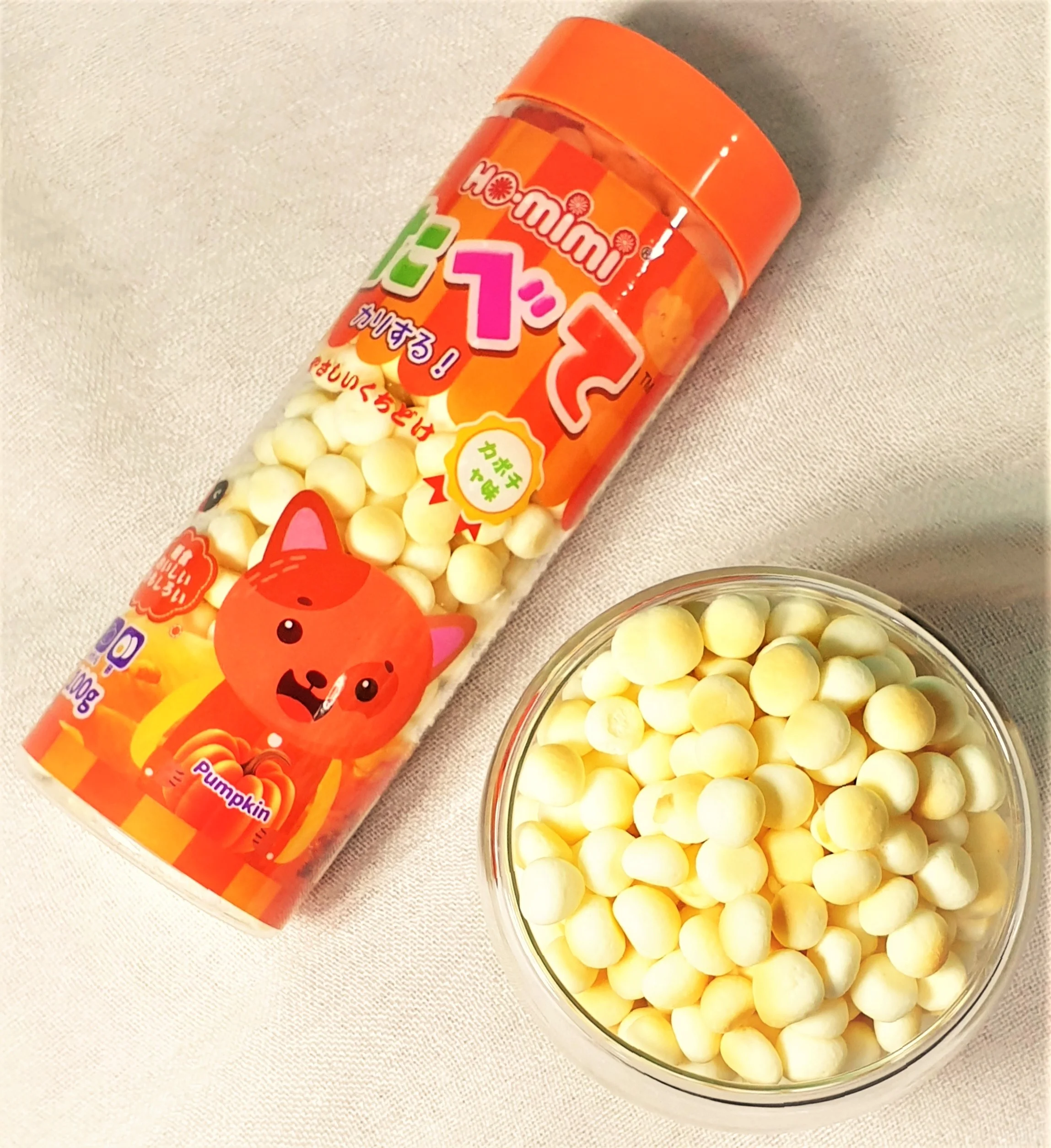 Pumpkin Healthy Snacks Small Mini Bun @ Tube Bottle 100gram OEM KIDS HEALTHY SNACKS