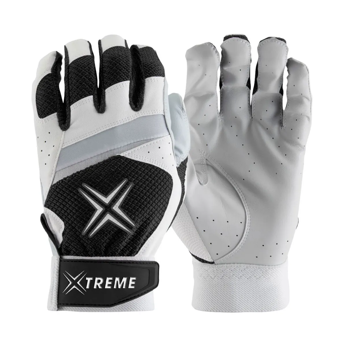 Professional Bruce Bolt Quality Made Baseball Batting Gloves Premium Split Leather Anti-slip Custom Logo & Design Glove
