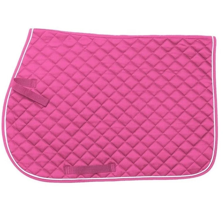 Best quality saddle pad horse High Quality Custom Cotton Fabric All Purpose Horse Riding Equestrian Equipment