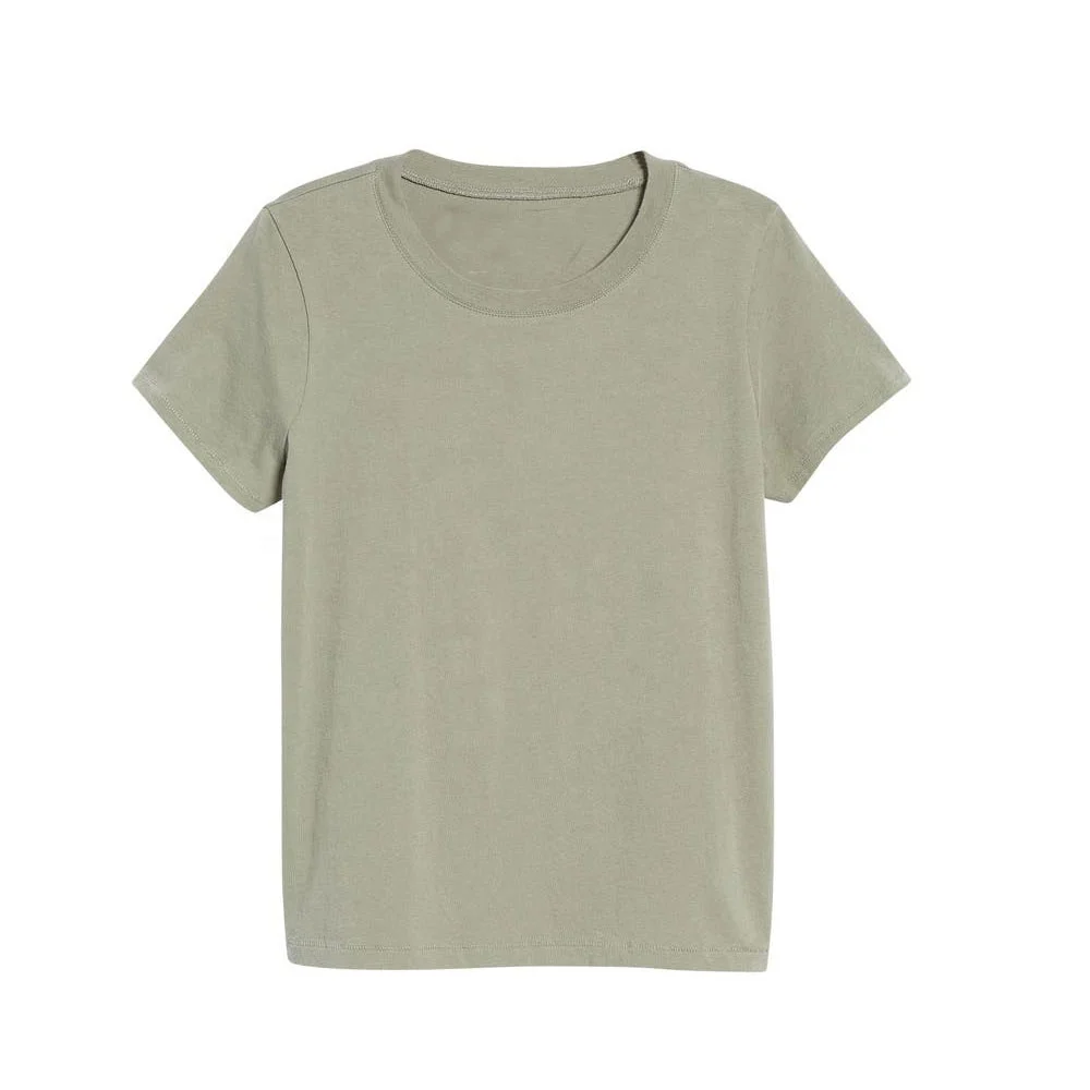 Bella+Canvas Wholesale price Custom women Crew neck t Shirt Vintage Tee Custom Logo Print Breathable T-Shirt