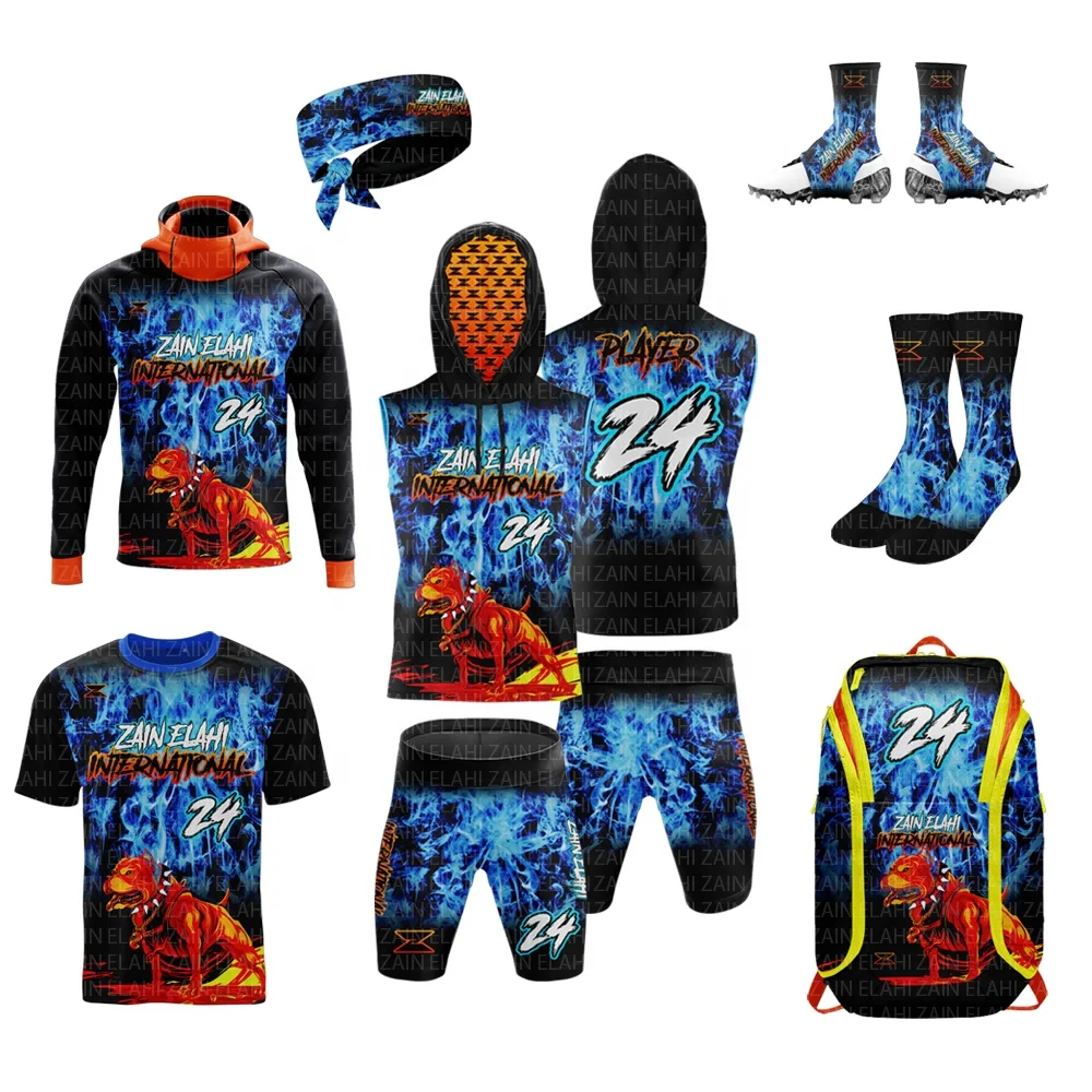 PACKAGE GAME 2024 7V7 COMPRESSION SHIRT FOOTBALL TRAINING FLAG SET QUICK DRYING WITHOUT SLEEVE HOODIE 7 ON 7 DEAL PACKAGES
