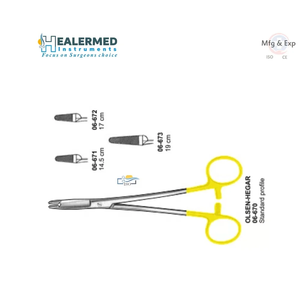 OLSEN-HEGAR Manual Stainless Steel Needle Holders 19 cm T.C.