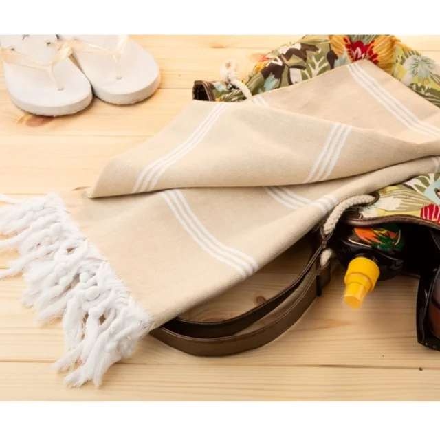 Peshtemal Towel Eco-friendly 100% Cotton 100x180cm Customized Design colored Turkish Beach Fouta Towel Supplier in India