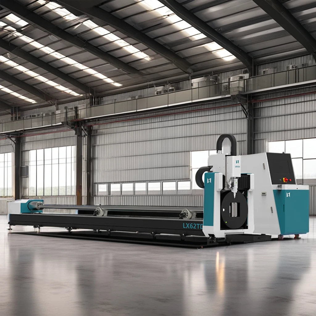 Ce High Precision Fiber Laser Tube Machine Servo Feeder Aluminum Round Tube Laser Cutting Machine