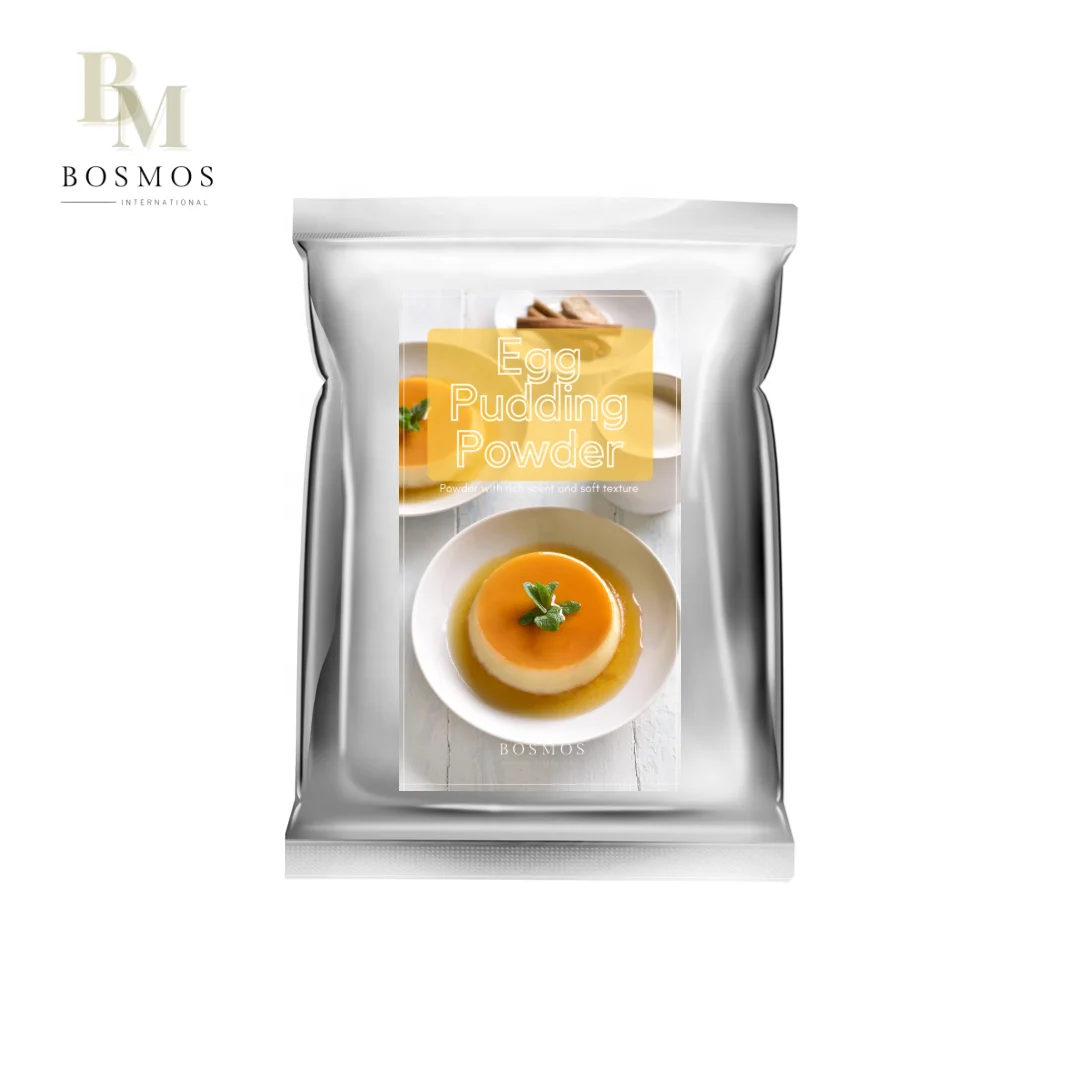 Bosmos_  Caramel Egg Pudding Powder 1kg- Best Taiwan Bubble Tea Supplier, Caramel Egg Pudding Powder