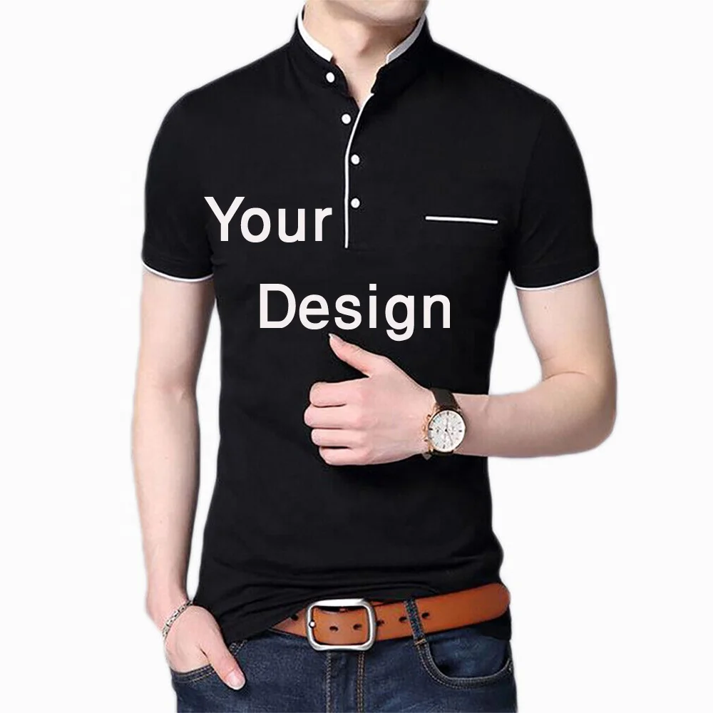 Fashionable dress For Men Clothes High Quality Wholesale Custom Certified Organic Cotton shirts Top Quality Design polo shirt