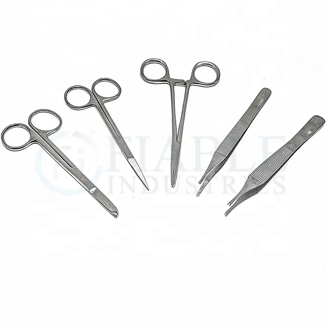 Laceration Kit/  Surgical Kit /5-Piece Tool Kit / Small Instruments set