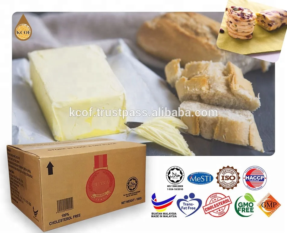 Kim Chuan Butter Bakery Margarine with Salted Butter Flavor in OEM Box Packaging