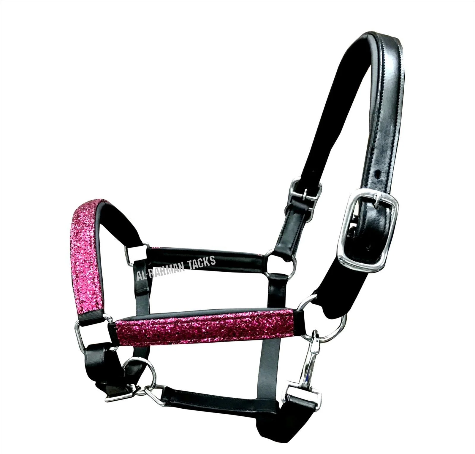 OEM FANCY HORSE SHOWS OEM LEATHER HORSE GLITTER HALTER GENUINE LEATHER HORSE GLITTER HEADCOLLAR MULTIPLE COLOR GLITTER ON DEMAND