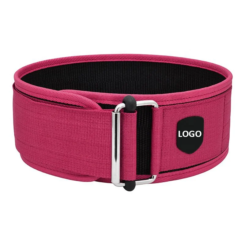 High Quality Leather Waist Support Belt Custom Logo Neoprene Fabric Lumbar Weight Lifting Sports Fitness Squat Belts