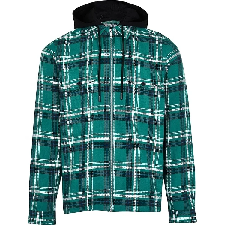 Изготовленный На Заказ мужская рубашка с длинными рукавами на каждый день в клетку хлопковая фланелевая для мужчин стеганые фланелевые рубашки