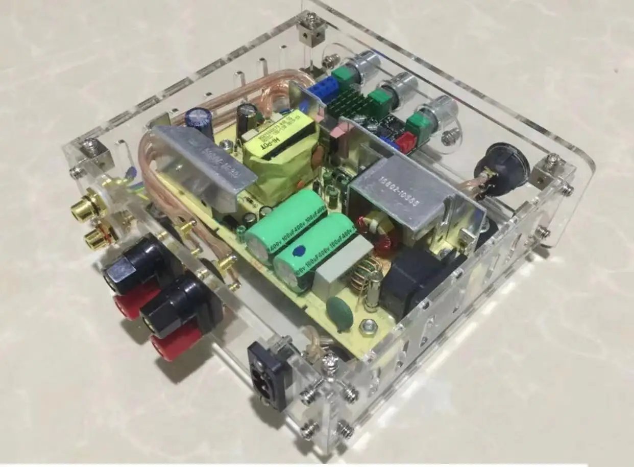 Hifi Acrylic box 2.75 inch Pc bookshelf computer desktop gaming active passive audio speakers mini home theater studio equipment