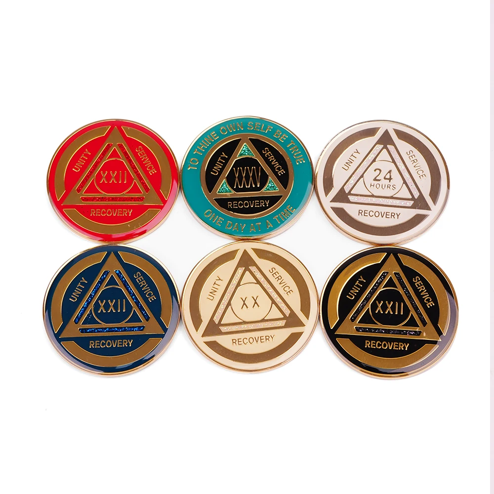 Customizable Metal Alloy Event Badges and Challenge Coins for Anniversaries Other Events 3D Design Fashion Logo Souvenirs Gifts