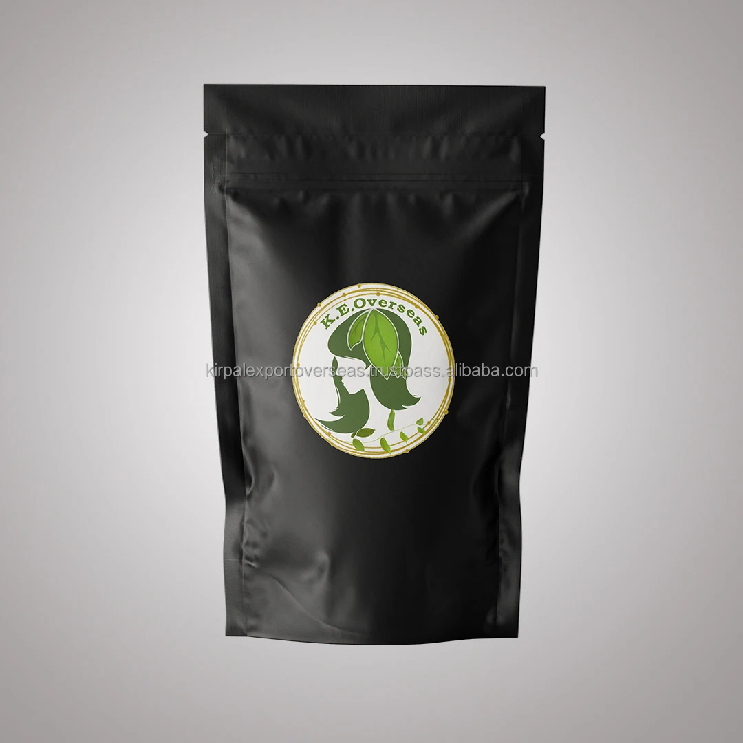 Black pouch with logo