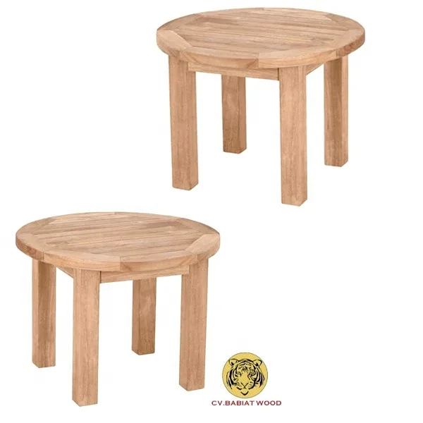 TEAK WOODEN GARDEN FURNITURE TEAK OUTDOOR FURNITURE OUTDOOR ROUND COFFEE TABLES HOT