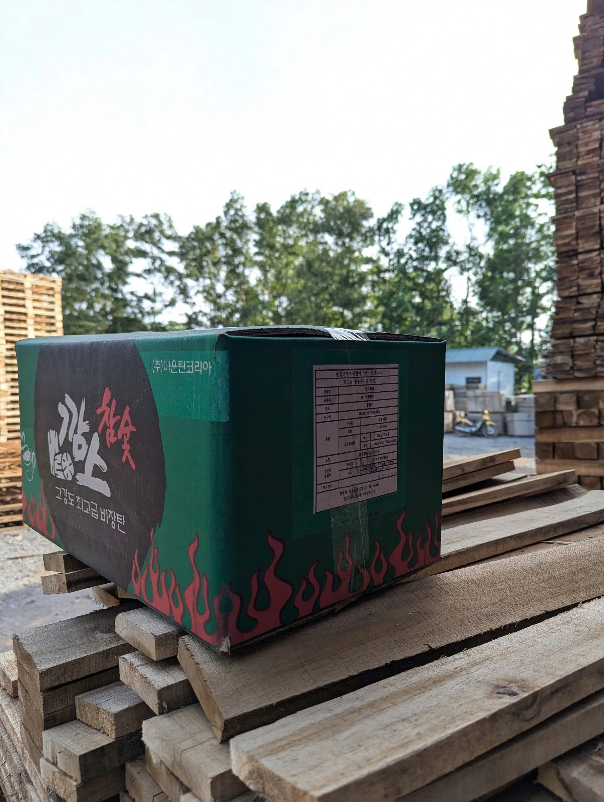 White Coffee Charcoal for Outdoor BBQ Camping & Grill Trips-Smokeless Binchotan Black Coal Activated Charcoal