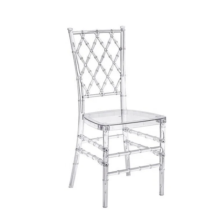 Wholesale price chiavari tifani plastic resin banquet chairs