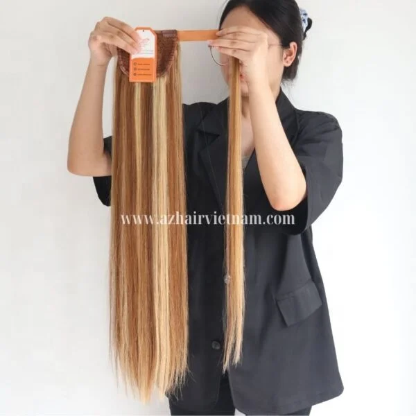 Premium quality Wholesale Price cheap 100% natural hair extension Pony Tail in hair virgin hair