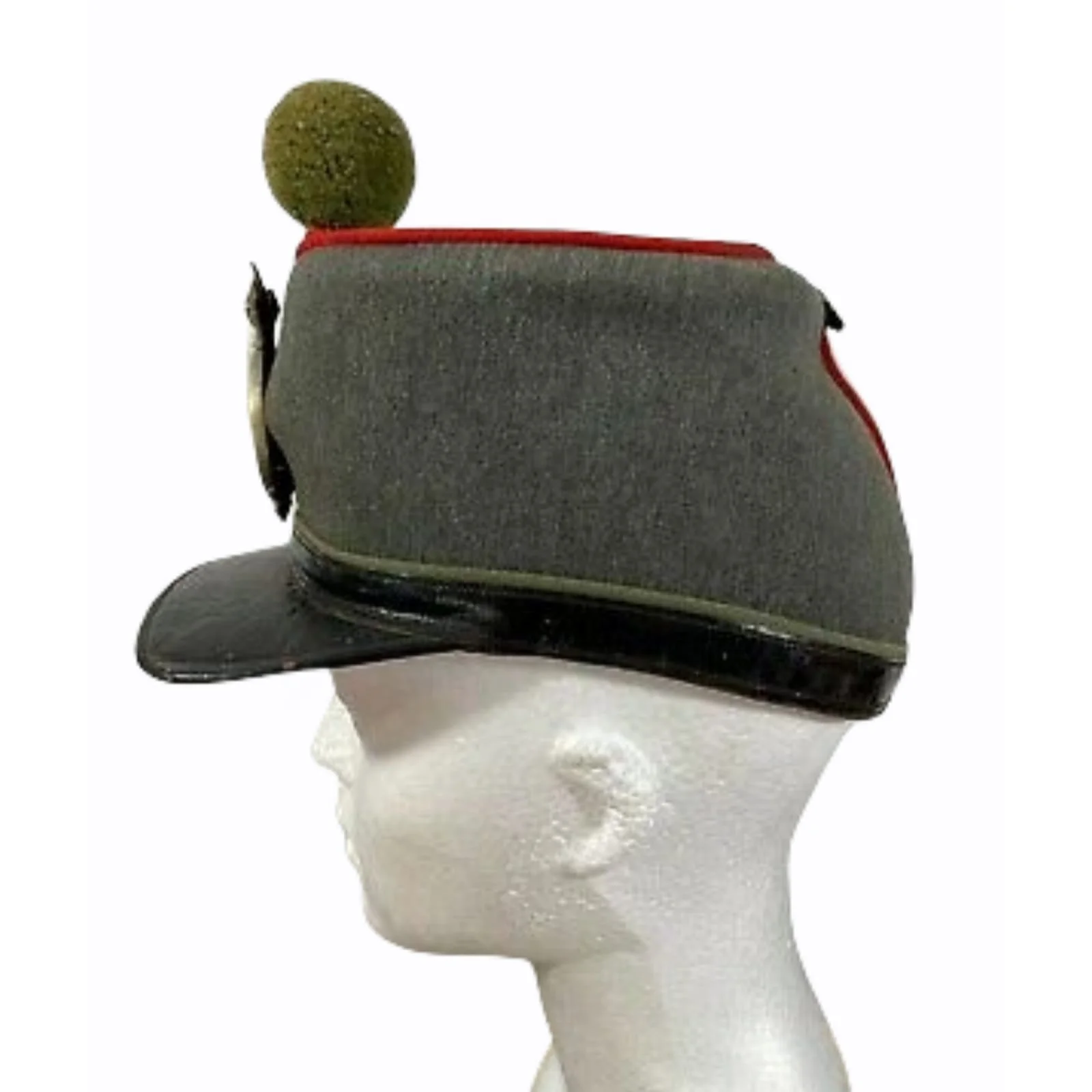 Victorian British Army Berkshire Rifle Volunteers, Officer Shako Helmet Infrantry Cap Shako Hat