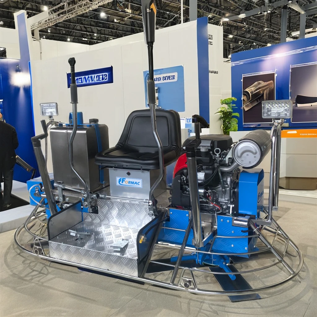 Formac Heavy Type Power Float Gasoline Electric Diesel Hydraulic Ride-On Power Trowel For Edging Pan Making Machine
