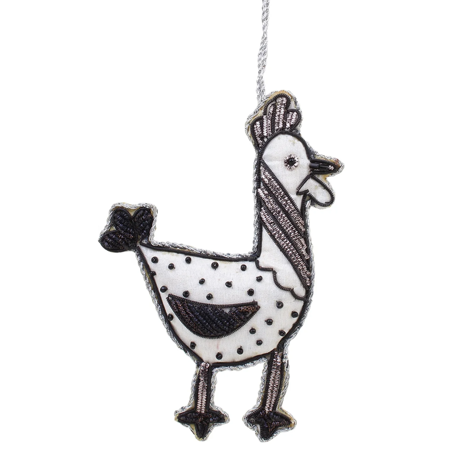 Рождественские украшения ручной работы с орнаментом на заказ бархатные атласные носки Санта-Клауса вышитые бисером жираф слон дерево