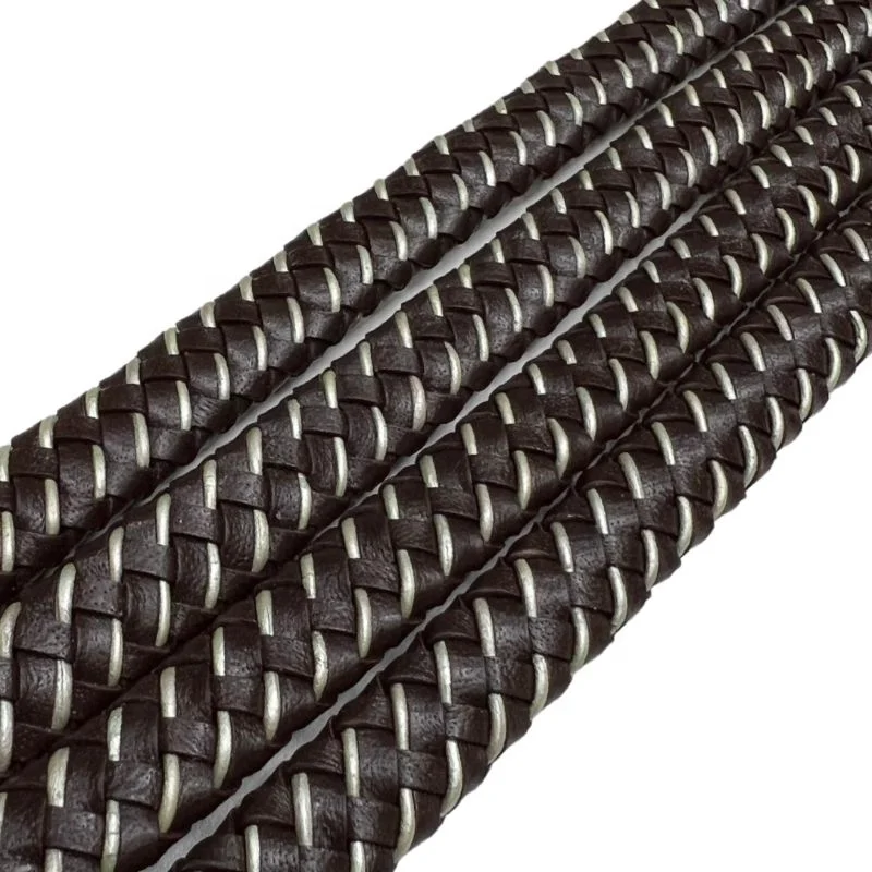 2022 Trendy Round and Flat Reliable Accessory Leather oval Braided cord Premium Quality Cord Reasonable Price