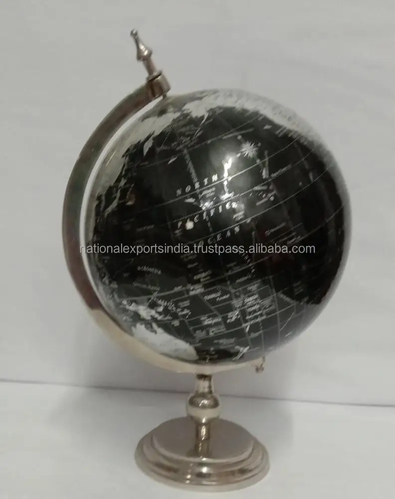 Home Decor Crystal Globe with Metal Base Luxury Gold Geometric Gifts CLASSIC Ball Resin Key Abstract Art Glass Technics Style
