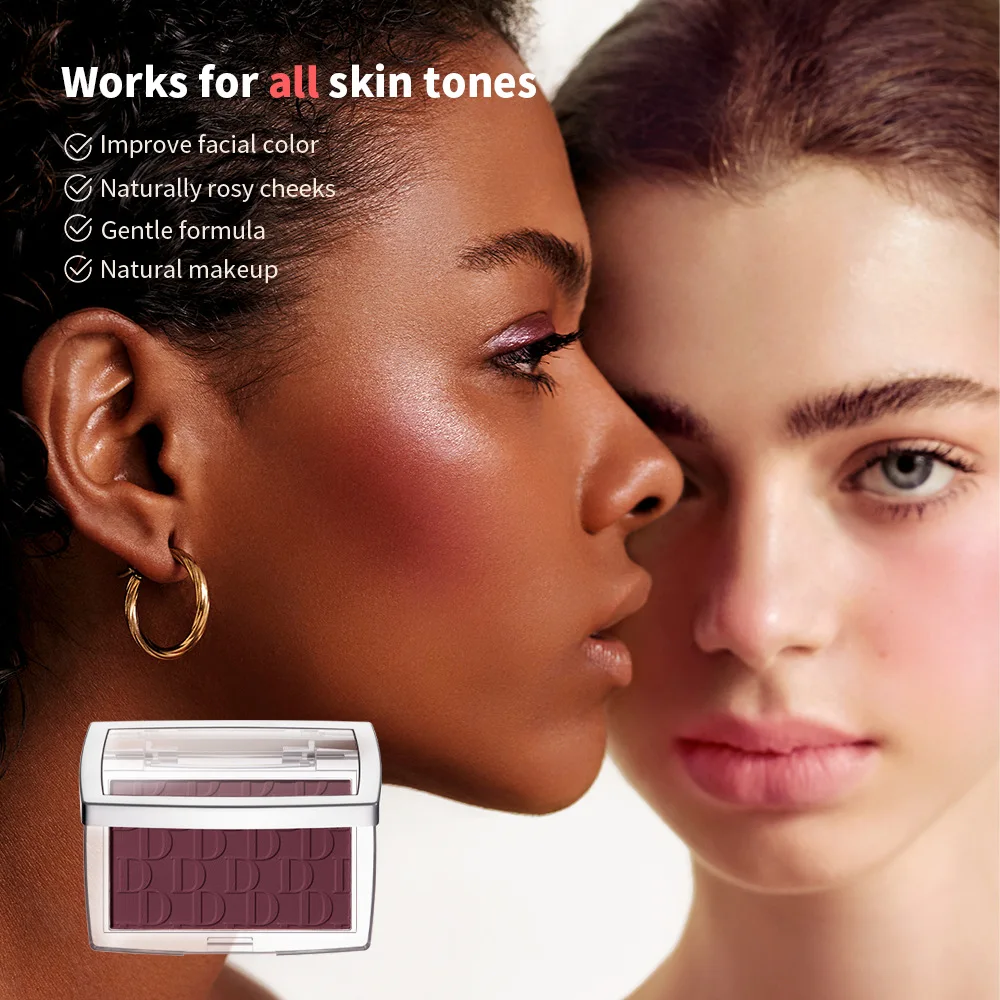 Professional Cosmetic 6 Colors Makeup Blusher Rose Glow Blush Pink Palettes Wholesale