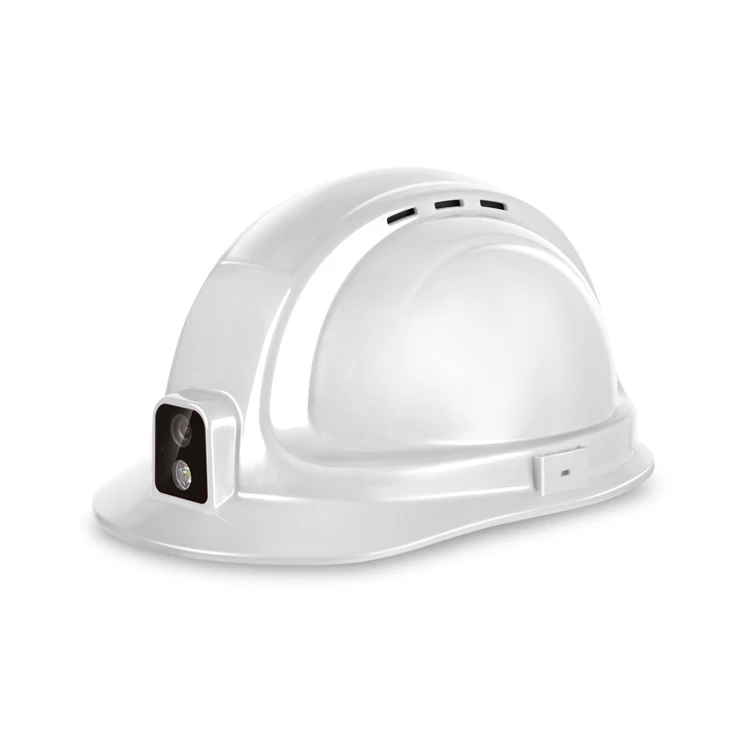 1080P HD Smart Construction 4G Network Safety helmet with 13MP Camera Hard Hat Security with 4G live stream Video